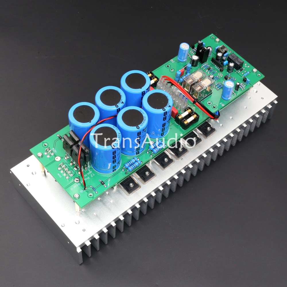 TransAudio G9mos HIFI DIY dual channel Field Effect Transistor 200W*2 power amplifier Refer to Goldmund circuit