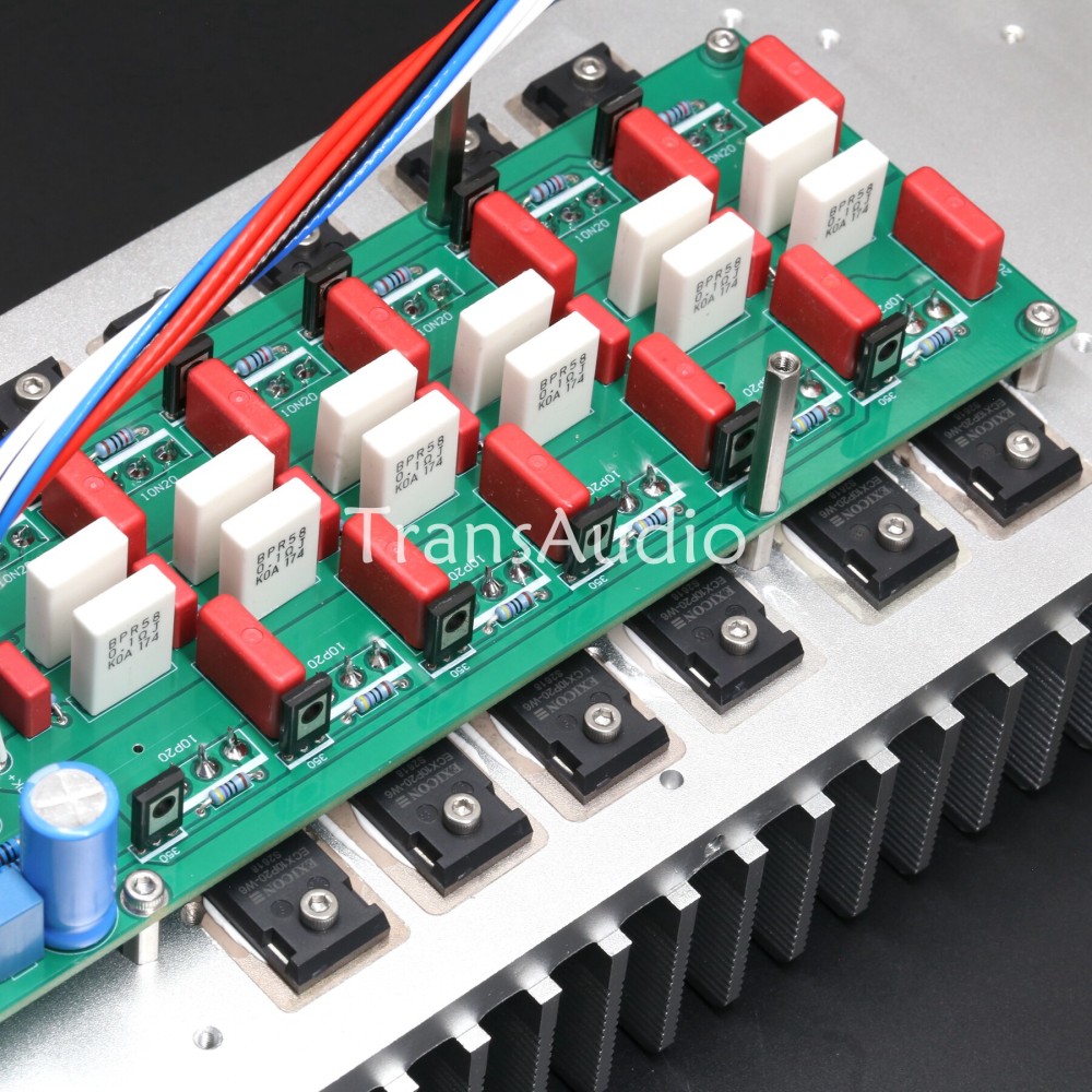 TransAudio G9mos HIFI DIY dual channel Field Effect Transistor 200W*2 power amplifier Refer to Goldmund circuit