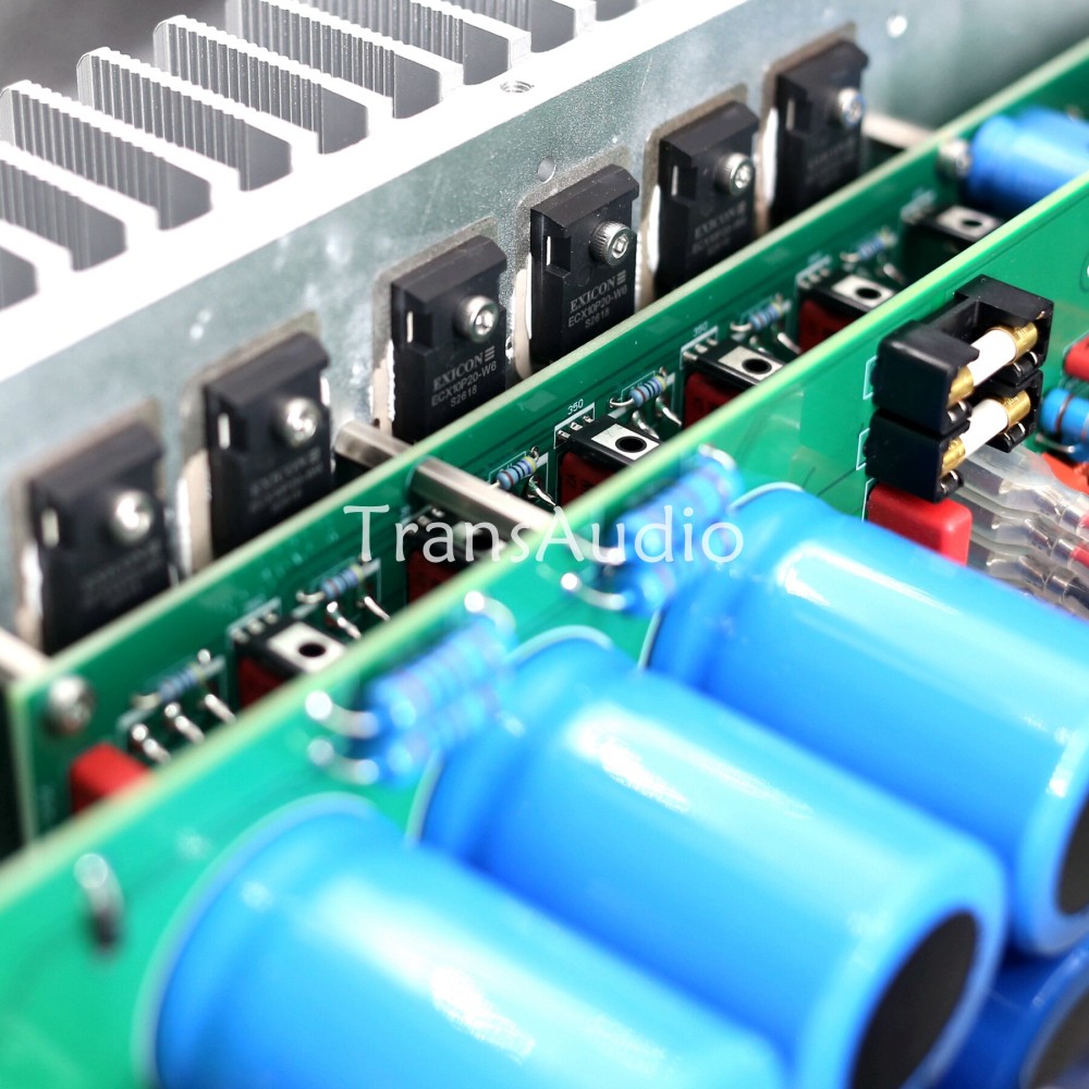 TransAudio G9mos HIFI DIY dual channel Field Effect Transistor 200W*2 power amplifier Refer to Goldmund circuit