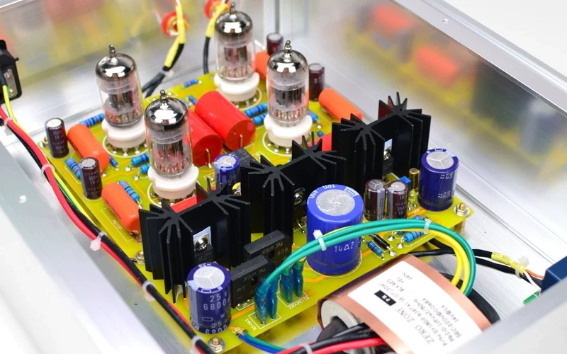 Silver PRT10A HIFI DIY stereo Electronic tube preamplifier Upgrade Marantz7 circuit