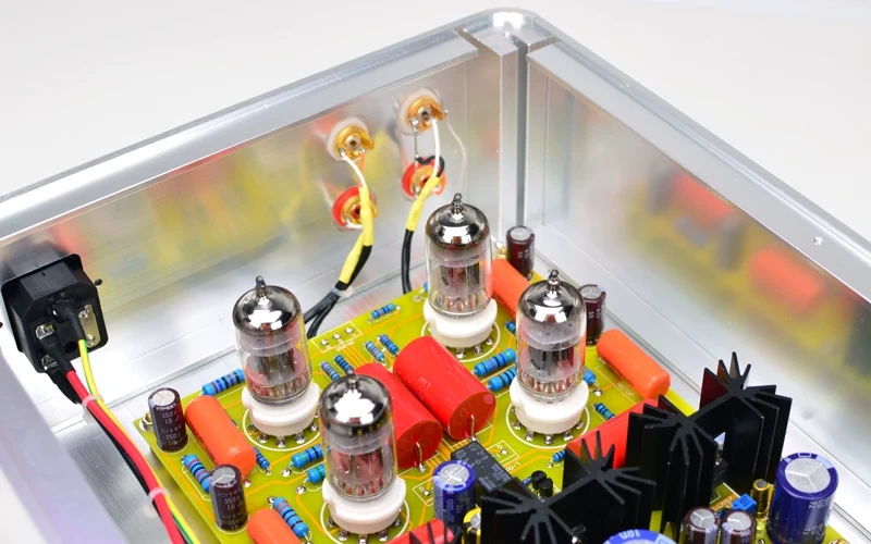 Silver PRT10A HIFI DIY stereo Electronic tube preamplifier Upgrade Marantz7 circuit