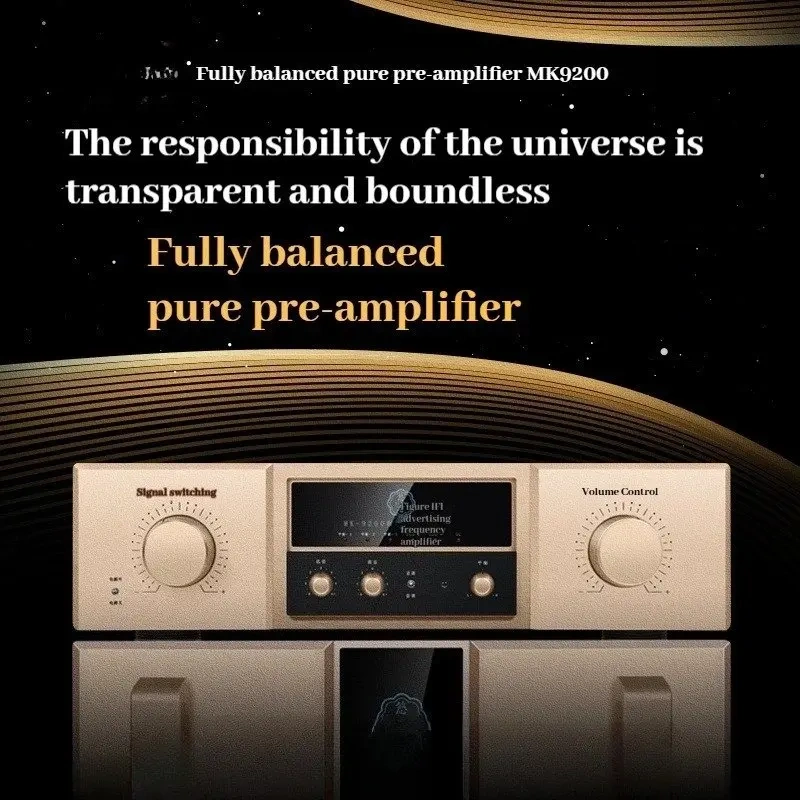 MUSMYS-MK9200 Fully Balanced Class A Preamplifier Desktop Analog Audio ...
