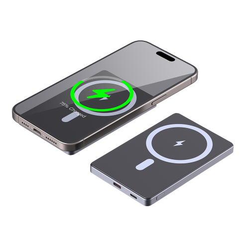 Thinnest Aluminum Alloy Magnetic Wireless Power Bank