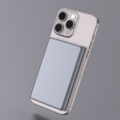 Thinnest Aluminum Alloy Magnetic Wireless Power Bank