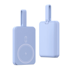 Magnetic Wireless Power Bank with Cable