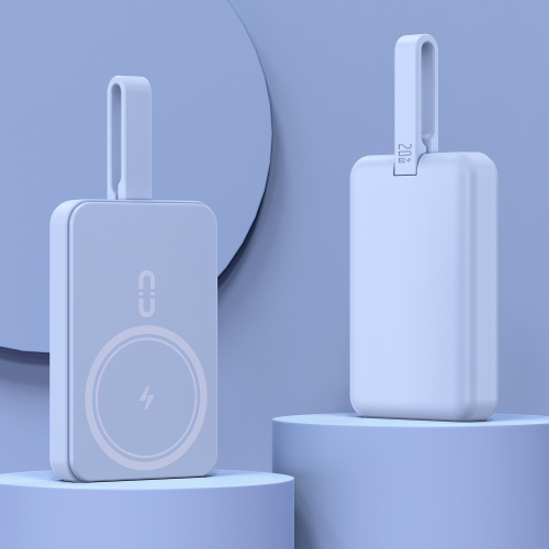 Magnetic Wireless Power Bank with Cable