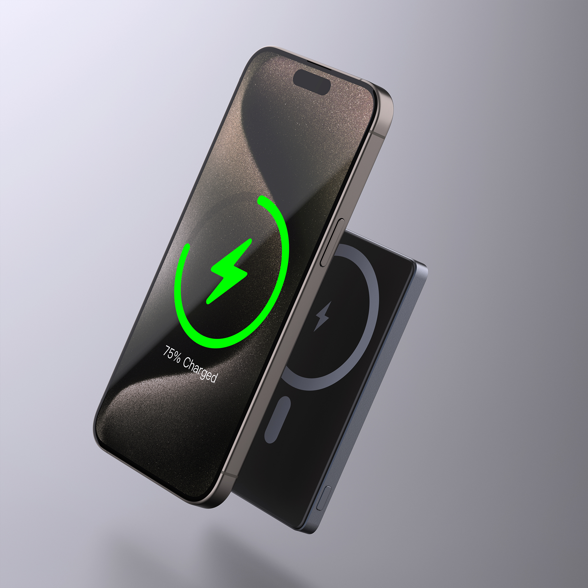 Thinnest Aluminum Alloy Magnetic Wireless Power Bank