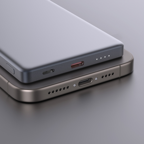 Thinnest Aluminum Alloy Magnetic Wireless Power Bank