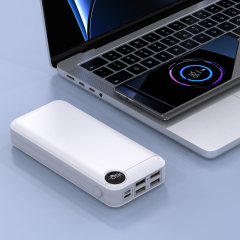 22.5W Fast-charging Power Bank with Multi-connectors