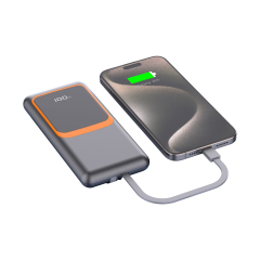 22.5W +PD20W Fast-charging Power Bank with Built-in Cables