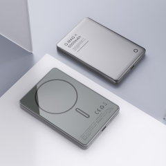 Glass Design Magnetic Wireless Power Bank