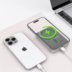Glass Design Magnetic Wireless Power Bank