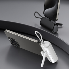 Portable Size Built-in Dual Cable Fast Charging Power Bank