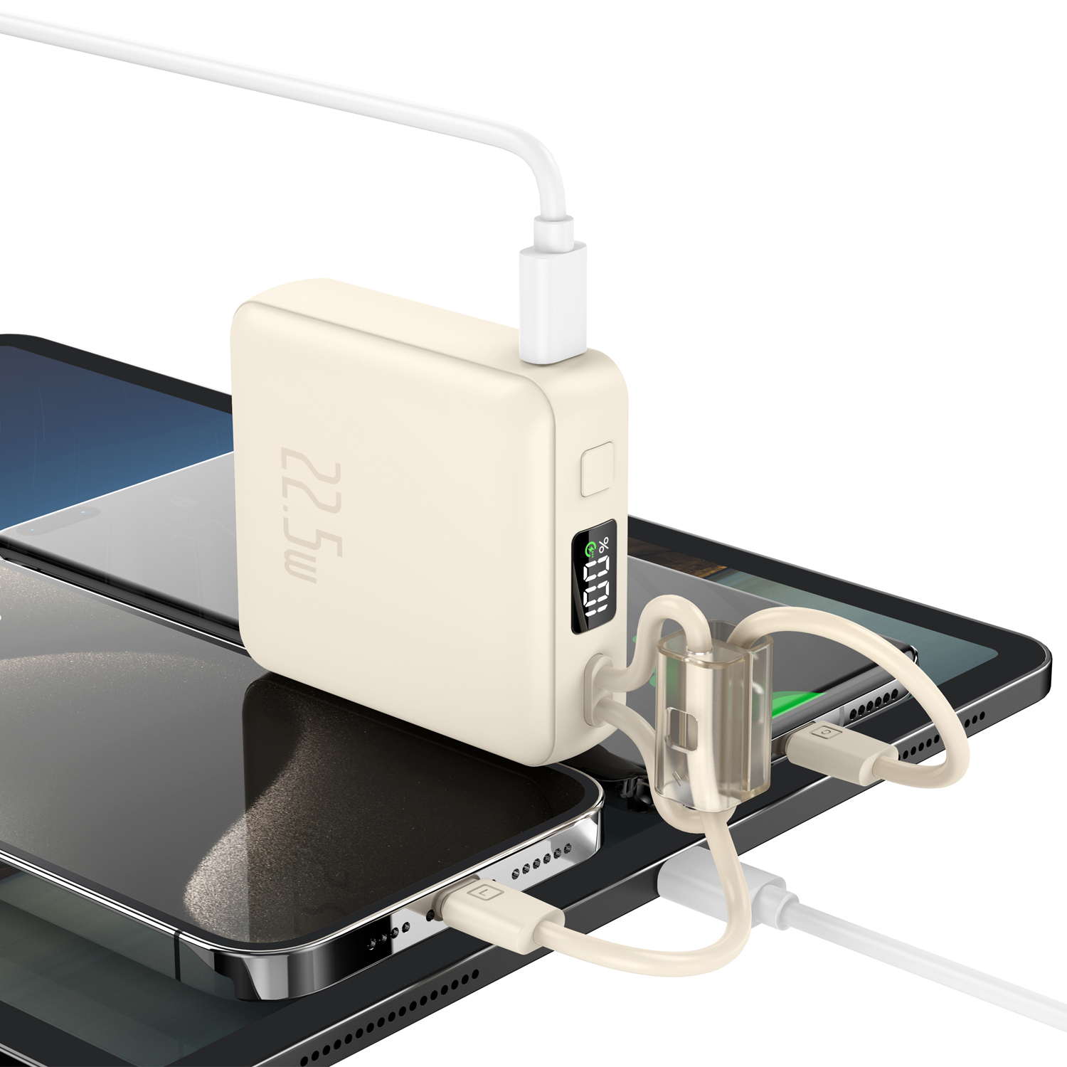 38.5Wh Fast-charging LED Display Power Bank