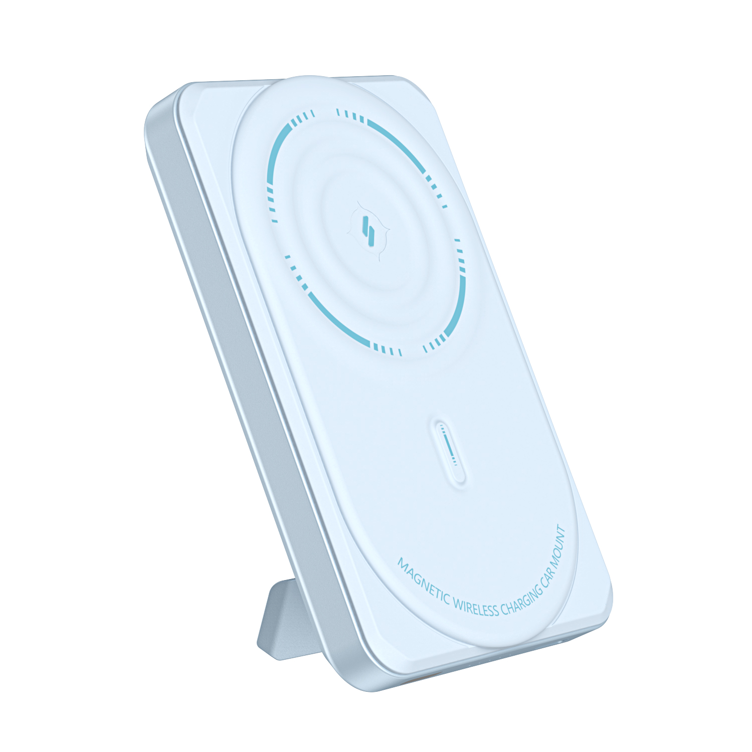 Aluminium/Titanium PD20 Magnetic Wireless Charging Power Bank