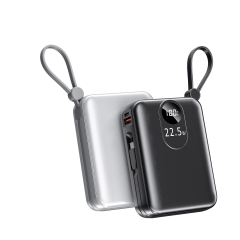 2025 20000mAh/30000mAh Dual-Built-in Cable Power Bank
