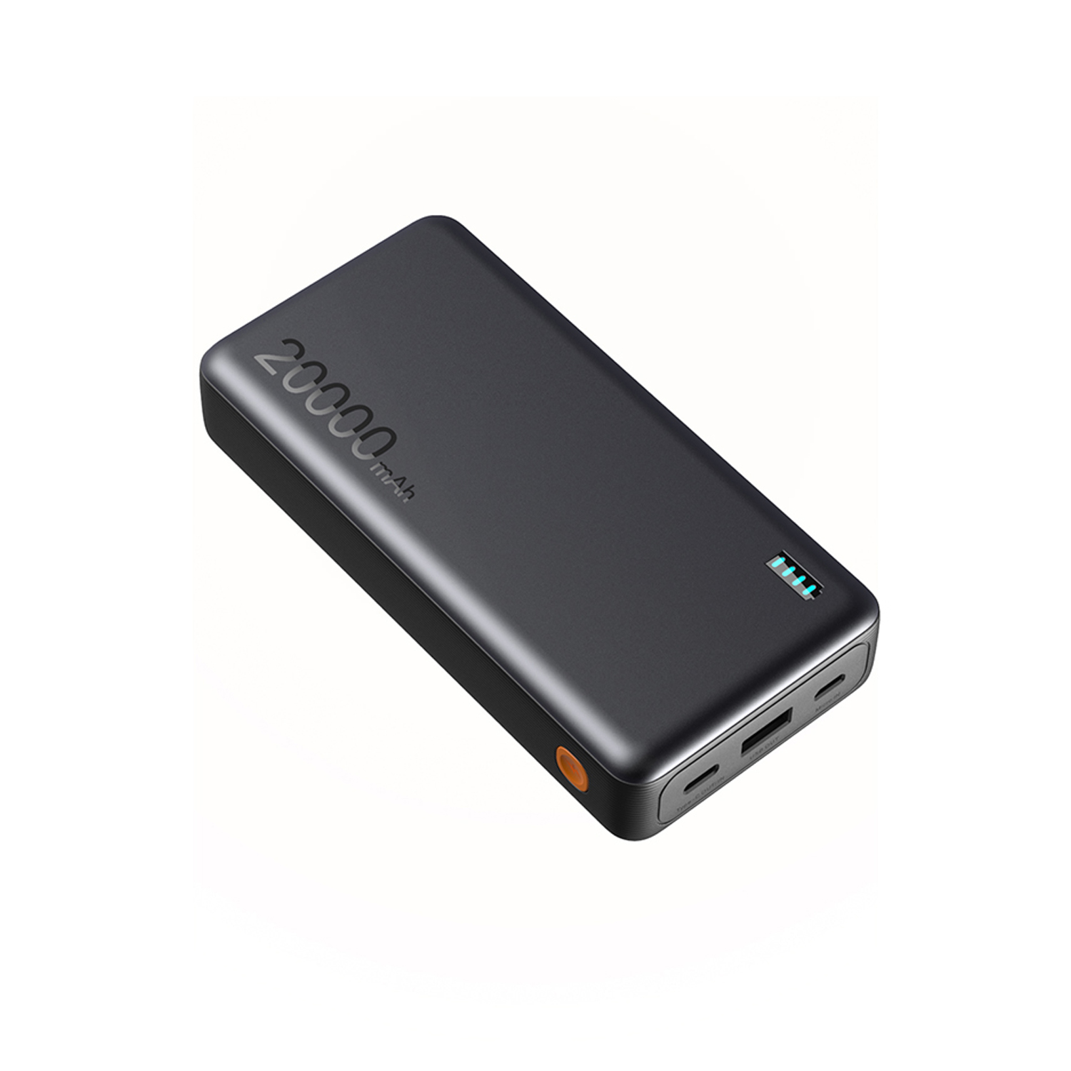 2025 Ultra-Slim Power Bank with Tactile Diagonal Grain & Dynamic LED Display
