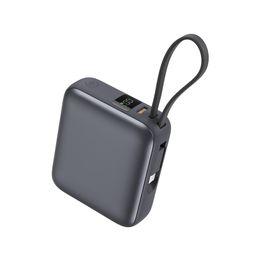 2025 PD 20W Mini-Case Power Bank with Built-in Type-C Cable