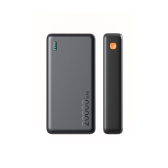 2025 Ultra-Slim Power Bank with Tactile Diagonal Grain & Dynamic LED Display