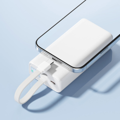 2025 PocketPal Mini Dual Built-in Cable Power Bank