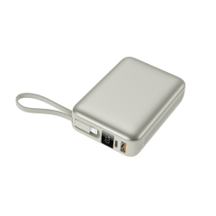 20000 mAh PD 20W Mini-Case Power Bank with Built-in Type-C Cable