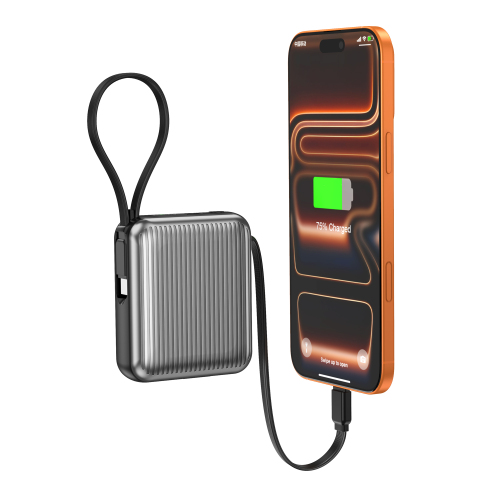 PD35W 10000mAh power bank integrated 2-in-1 cables