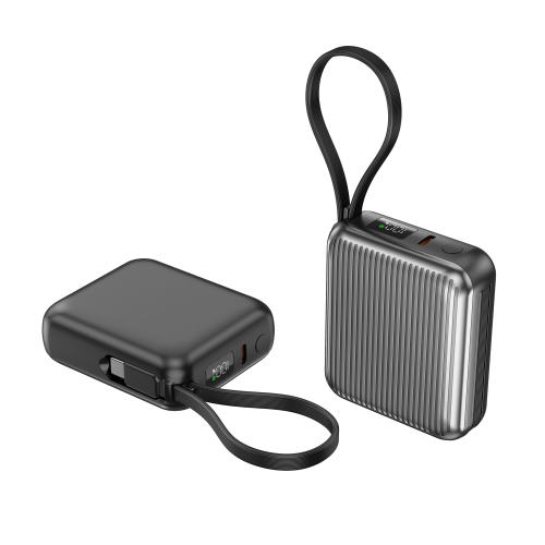 PD35W 10000mAh power bank integrated 2-in-1 cables