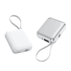 PD35W 10000mAh power bank integrated 2-in-1 cables