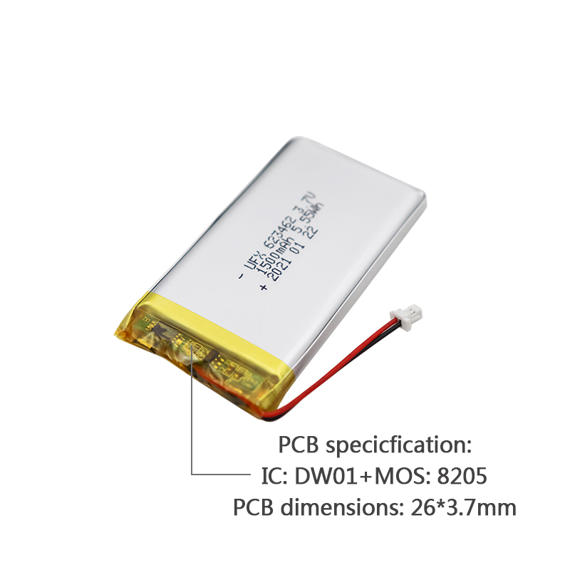 리튬이온 폴리머 셀 공장 전문적으로 맞춤형 독특한 모양의 배터리 제작 UFX 401530 130mAh 3.7V