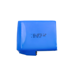 중국 리튬 이온 전지 제조업체 맞춤형 공기 청정기 배터리 UFX 654065-5C 1900mAh 3.7V 5C 방전 배터리 팩