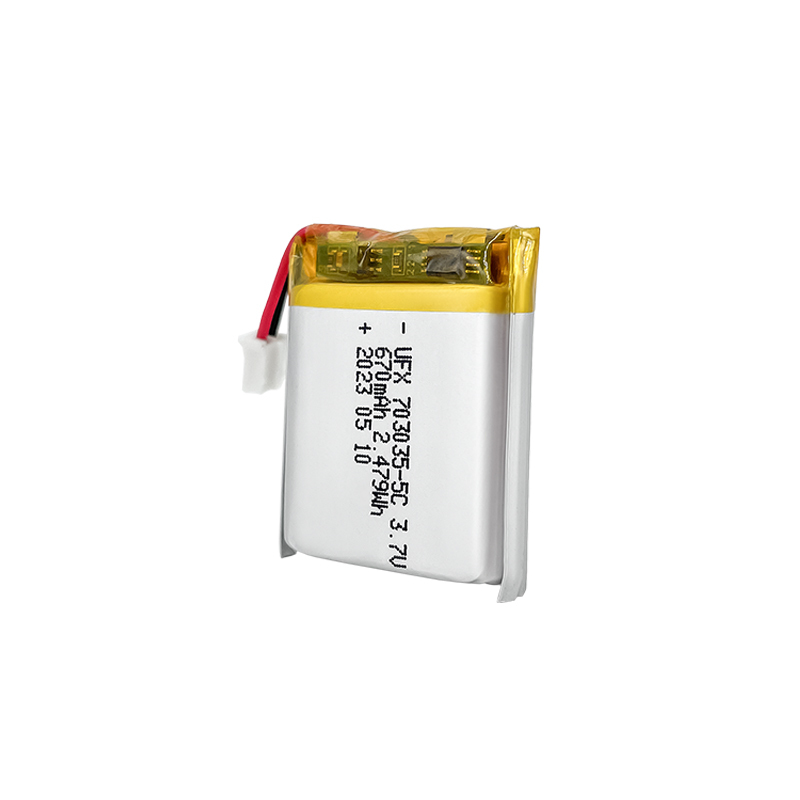 중국 리튬 이온 전지 제조업체 맞춤형 공기 청정기 배터리 UFX 654065-5C 1900mAh 3.7V 5C 방전 배터리 팩