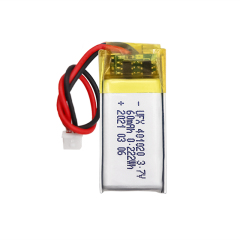 중국 리튬 이온 전지 제조업체 맞춤형 공기 청정기 배터리 UFX 654065-5C 1900mAh 3.7V 5C 방전 배터리 팩