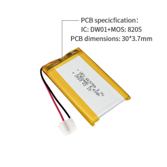 중국 리튬이온 배터리 제조업체 맞춤형 안마기 고압 배터리 UFX 603759 1300mAh 3.7V 프리미엄 충전 배터리