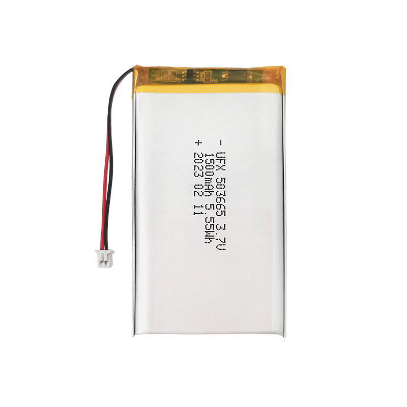 중국 리튬이온전지 공장 미용기 리튬이온전지 UFX 503665 1500mAh 3.7V 안전 리튬이온전지