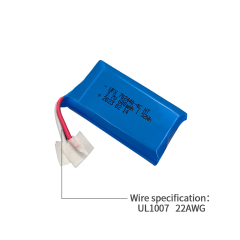 중국 리튬 이온 전지 제조업체 맞춤형 공기 청정기 배터리 UFX 654065-5C 1900mAh 3.7V 5C 방전 배터리 팩