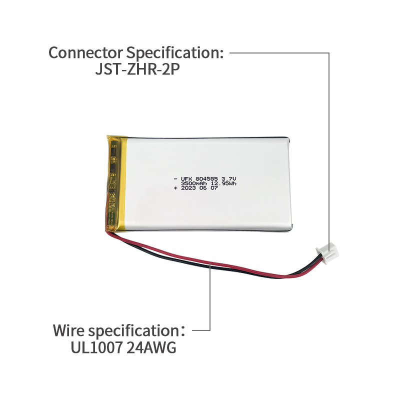 전문 폴리머 리튬 이온 전지 제조업체 대용량 태블릿 PC 배터리 생산 UFX 804585 3500mAh 3.7V