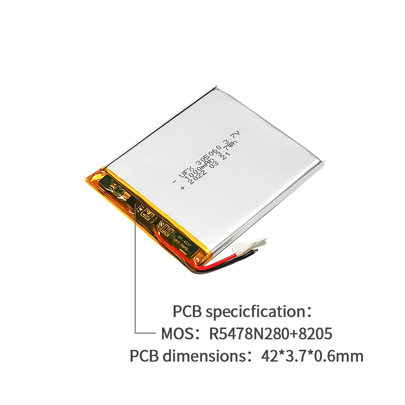 Chinese Li-po Cell Factory Wholesale Lithium-ion Battery UFX 305060 1000mAh 3.7V UL Certificate
