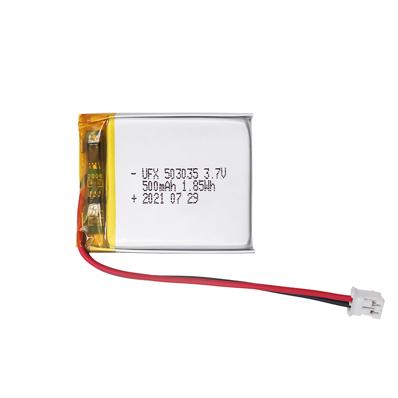 리포 셀 제조업체 도매 충전식 배터리 UFX 503035 500mAh 3.7V KC UL 인증서