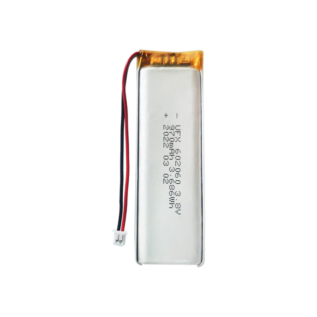중국 리튬 이온 셀 공장 뷰티 기기용 고품질 충전식 배터리 생산 UFX 602060 970mAh 3.8V 리포 배터리 팩