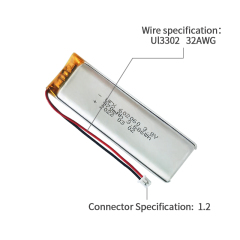 중국 리튬 이온 셀 공장 뷰티 기기용 고품질 충전식 배터리 생산 UFX 602060 970mAh 3.8V 리포 배터리 팩