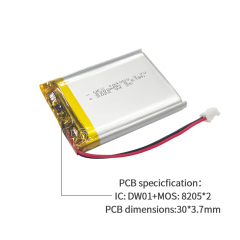 중국 폴리머 리튬 이온 셀 공장 테이블 램프 충전식 배터리 생산 UFX 405050 1000mAh 3.7V KC CB UL 인증 이차전지