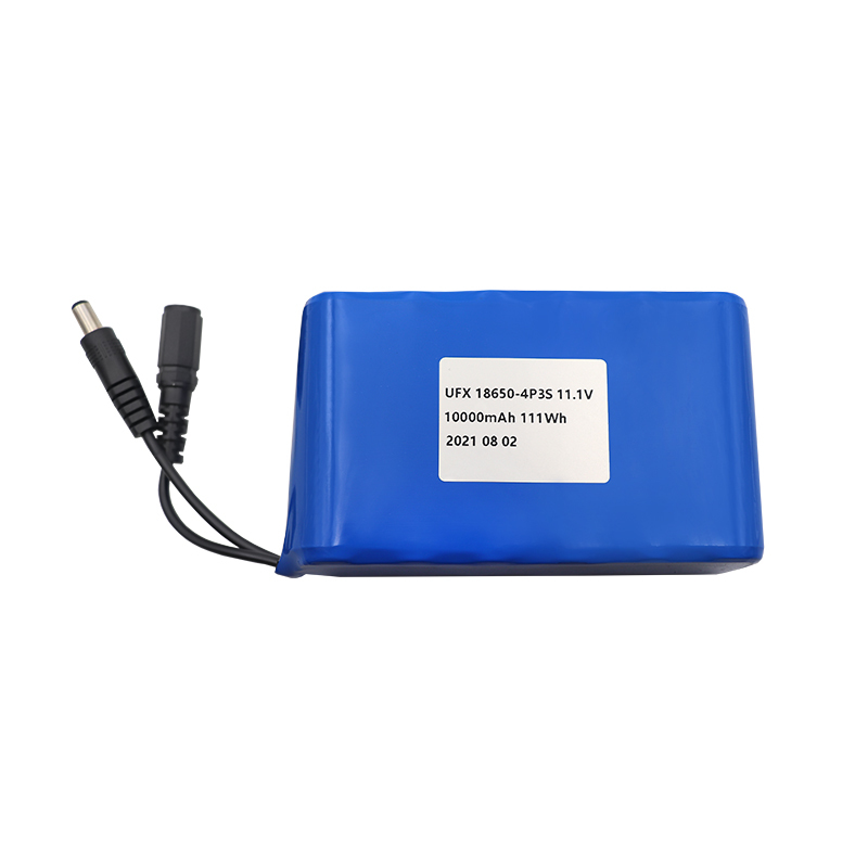 중국 리튬 이온 셀 제조업체 의료장비용 인기 상품 배터리 UFX 18650-4P3S 10000mAh 11.1V 리튬 이온 배터리 팩