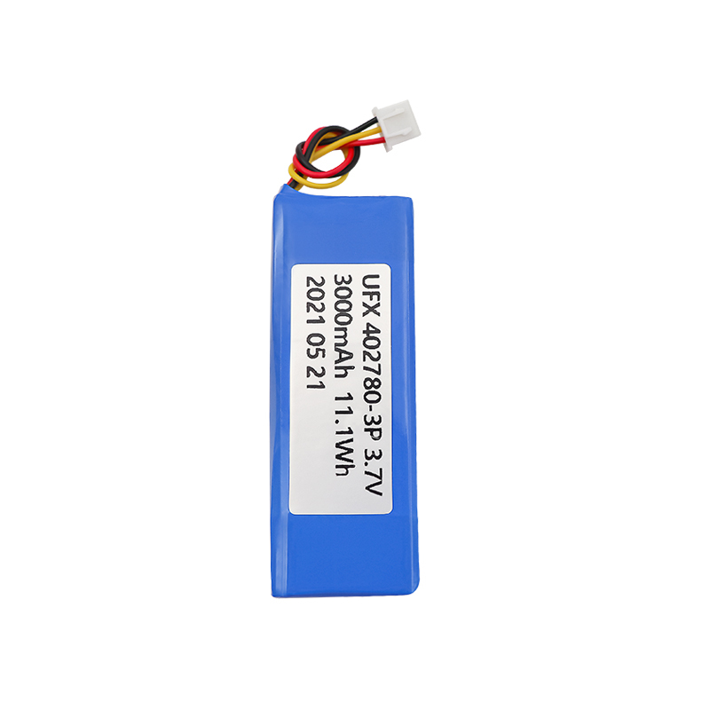 China Lipo Cell Manufacturer Custom for Massager High Voltage Battery UFX 402780-3P 3000mAh 3.7V High Quality Rechargeable Battery