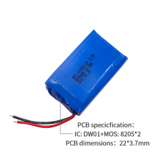 전문 리튬 이온 전지 제조업체 전문 맞춤형 의료장비 배터리 UFX 103450-2P 4000mAh 3.7V 충전식 리튬 폴리머 배터리