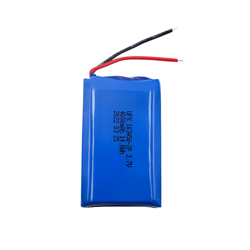 전문 리튬 이온 전지 제조업체 전문 맞춤형 의료장비 배터리 UFX 103450-2P 4000mAh 3.7V 충전식 리튬 폴리머 배터리
