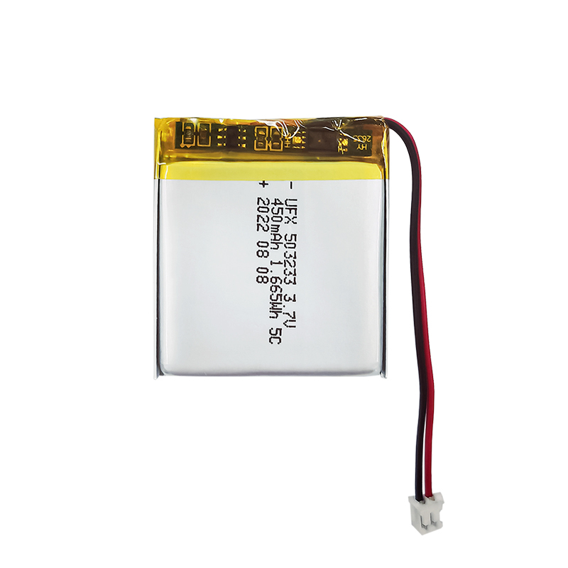 Lipo Cell Manufacturer Customized VR Glasses Battery UFX 503233 450mAh 3.7V 5C Discharge Battery Pack