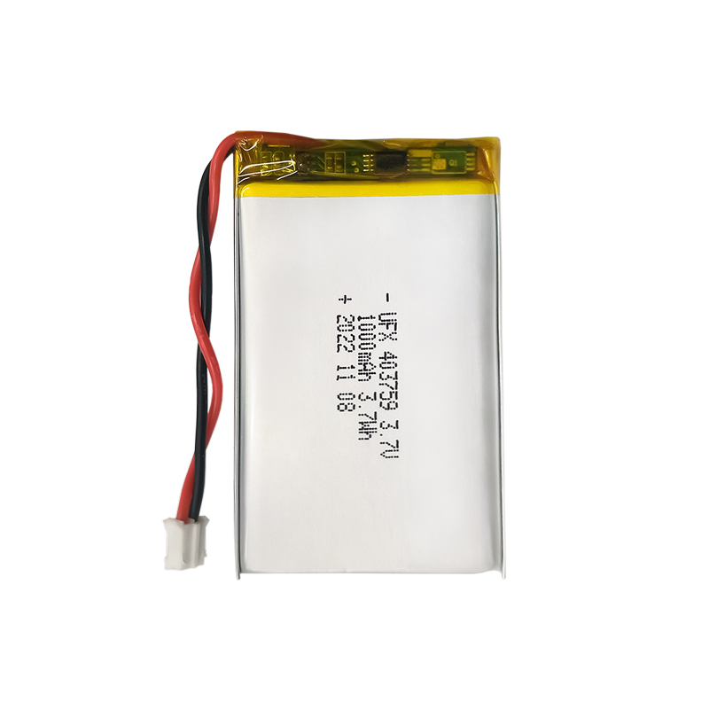 중국 리튬 이온 전지 제조업체 맞춤형 공기 청정기 배터리 UFX 654065-5C 1900mAh 3.7V 5C 방전 배터리 팩