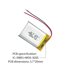 리튬 이온 배터리 공장 맞춤형 안마기 고압 배터리 UFX 652535 3.8V 700mAh 충전식 리튬 폴리머 배터리