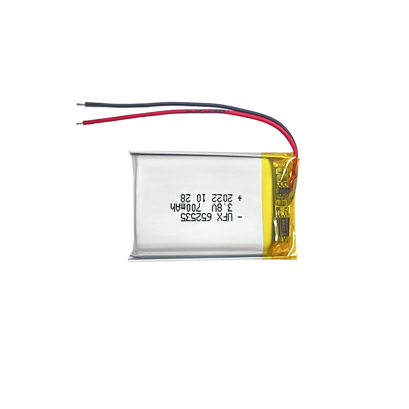 리튬 이온 배터리 공장 맞춤형 안마기 고압 배터리 UFX 652535 3.8V 700mAh 충전식 리튬 폴리머 배터리