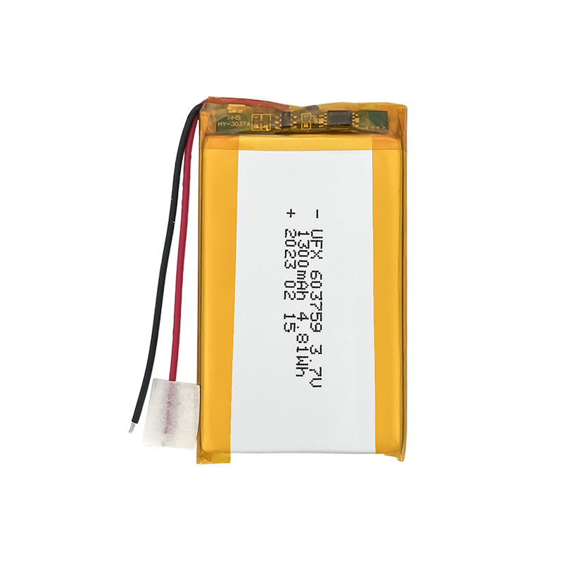 China Lipo Cell Manufacturer Custom for Massager High Voltage Battery UFX 7014881300mAh 3.7V High Quality Rechargeable Battery